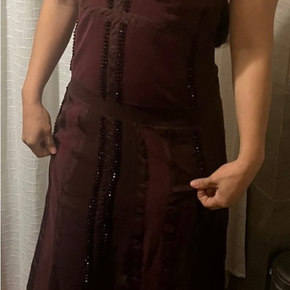 Vintage-Inspired Beaded Slip Dress Argentine designer. - Picture 7 of 9